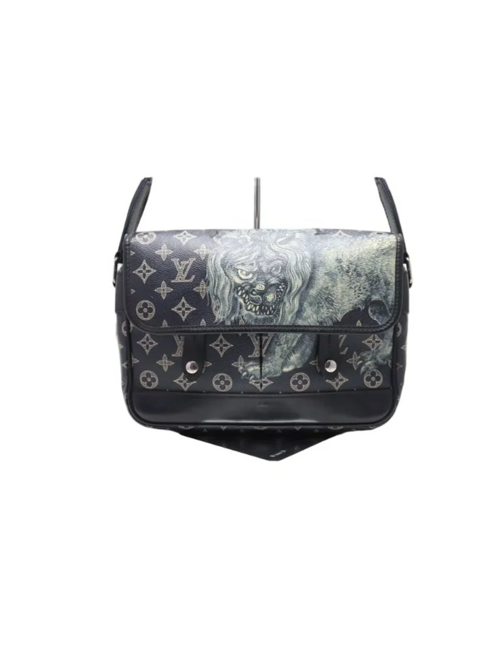 Louis Vuitton Monogram Savannah Messenger PM Chapman Brazza-'s Leather Shoulder
